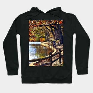 Mountainside NJ - Fishing in Echo Lake Park Hoodie